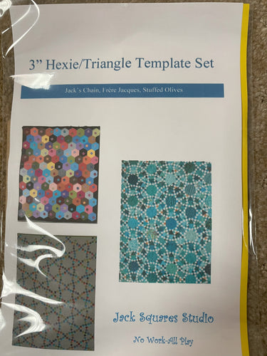 Jack Squares Studio Hexie Triangle Templates Medium